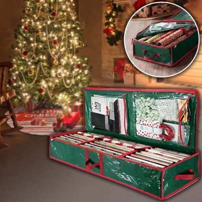 Karácsonyi dekorációk tárolására szolgáló táska | WRAPINGPRO