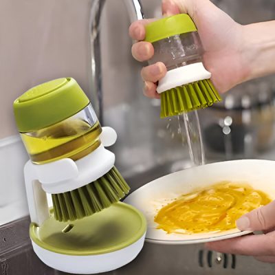 Tisztítókefe adagolóval és állvánnyal | BRUSKICA