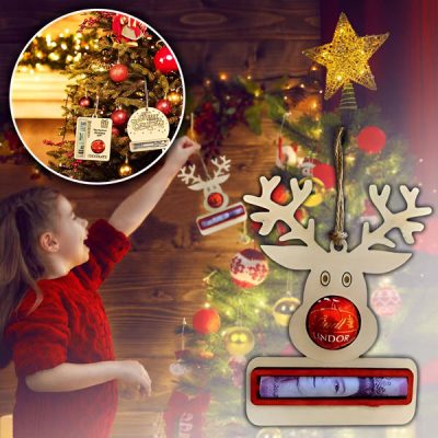 Karácsonyi dekoráció pénzcsipesszel (3 db) | ORNATASTIC