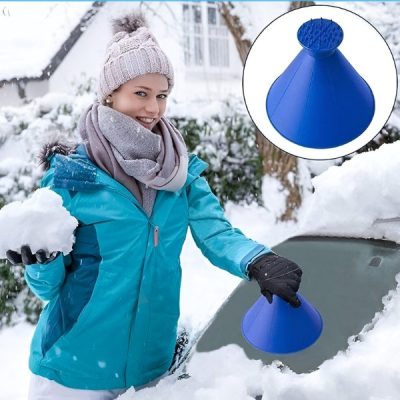 Autó szélvédő jégkaparó + tölcsér | ICYWIZARD