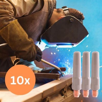 Tapadásmentes bevonatú fúvóka hegesztőpisztolyhoz (10 db) | VERLAMKO