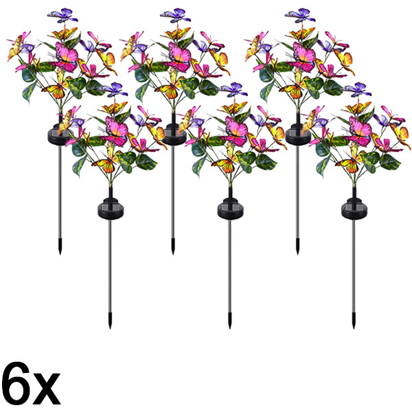 6x Napelemes Kültéri Pillangófények | FLUTIX