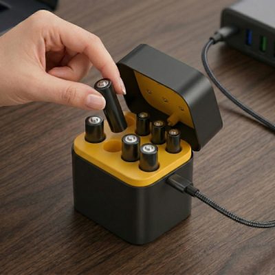Kompakt akkumulátortöltő doboz | ENERVIR