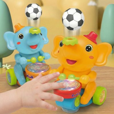 Zenélő LED elefánt játék - 3D fények és valódi hangok | TRUBALINKO