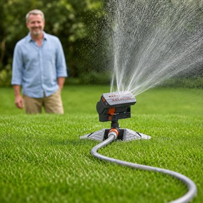 Állítható lengő kerti locsoló – akár 278 m² lefedéséhez | WETSWEEP